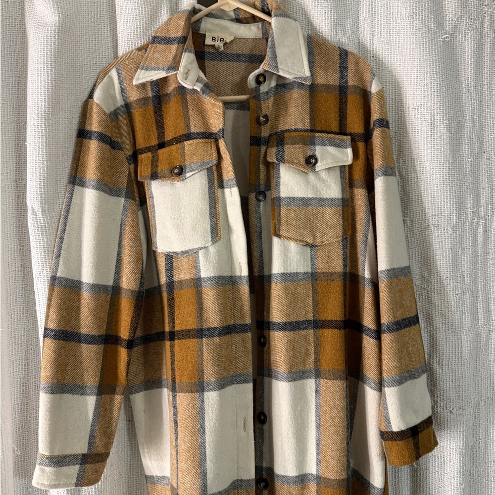 Plaid Button-Up flannel